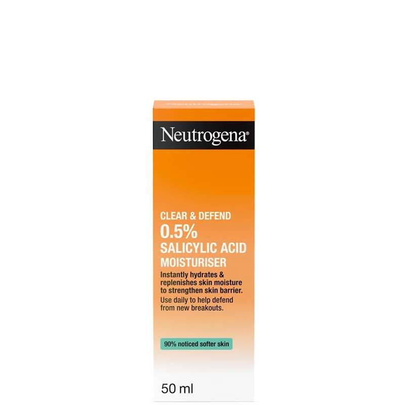 Picture of Neutrogena Clear & Defend 0.5% Salicylic Acid Oil-Free Moisturizer (France) - 50Ml