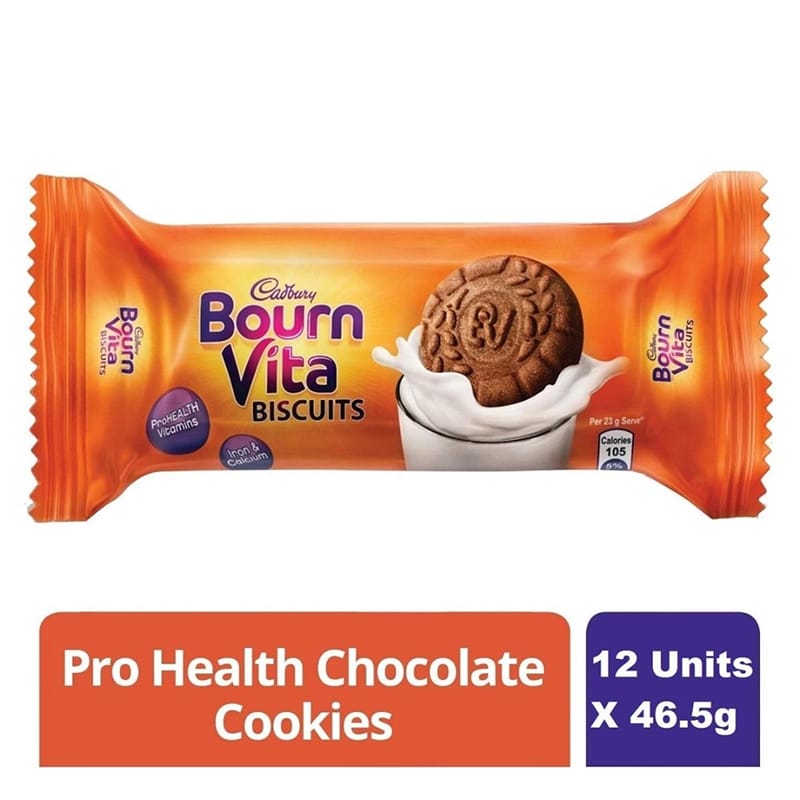 Picture of Bournvita Biscuits Chocolatey Cookies 12Pcs Pack