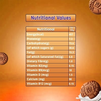 Picture of Bournvita Biscuits Chocolatey Cookies 12Pcs Pack