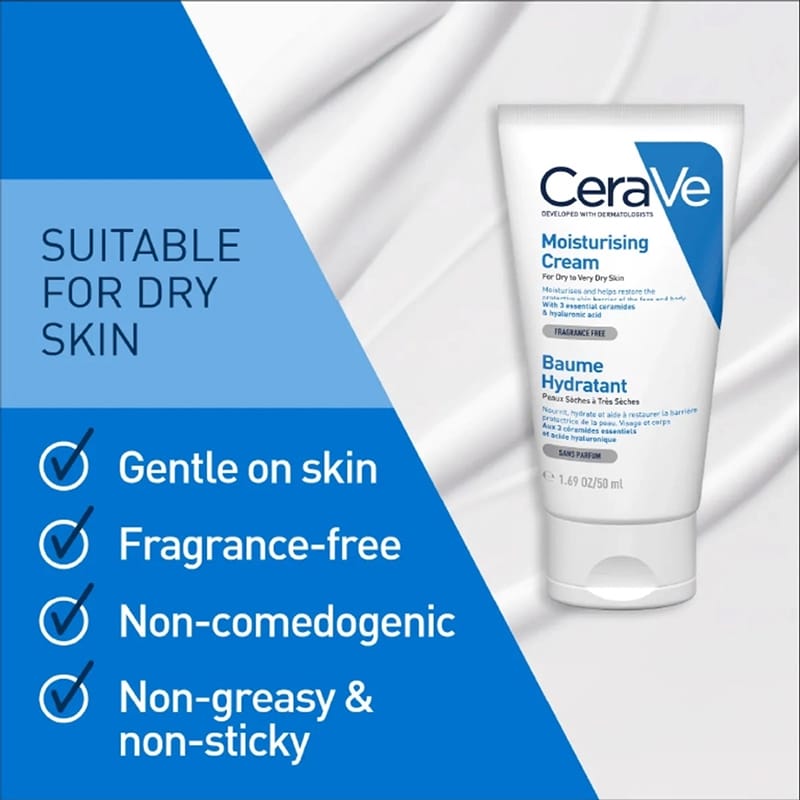 Picture of Cera Ve Moisturizing Fragrance Free (Uk) 50Ml