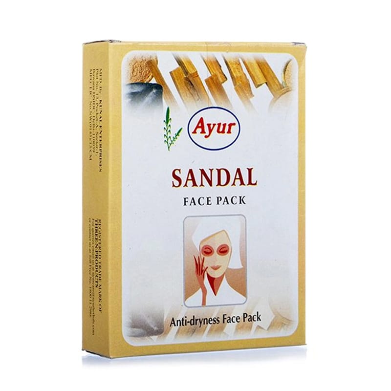 Picture of Ayur Face Packsandal Indian 100Gm - Face Mask - Face Mask - Multani Mati