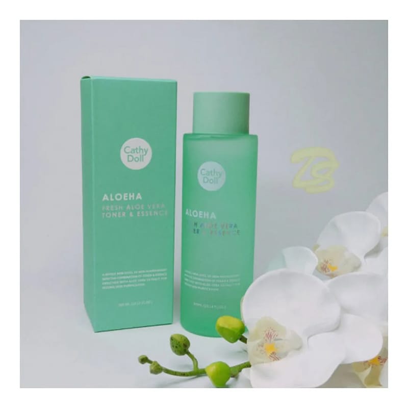 Picture of Cathy Doll Aloeha Fresh Aloe Vera Toner & Essence (Thailand) - 300Ml