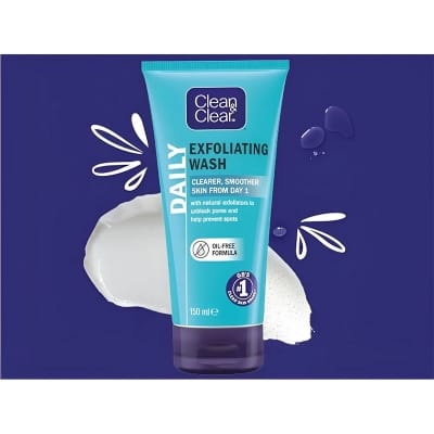 Picture of Clean Clear Exfoliating Daily Wash (France) - 150Ml