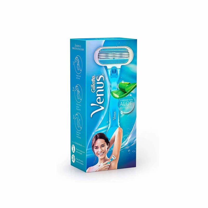 Picture of Venus Glide Strip With Aloe Extracts Hair Removal-Razor (Indian) For Women