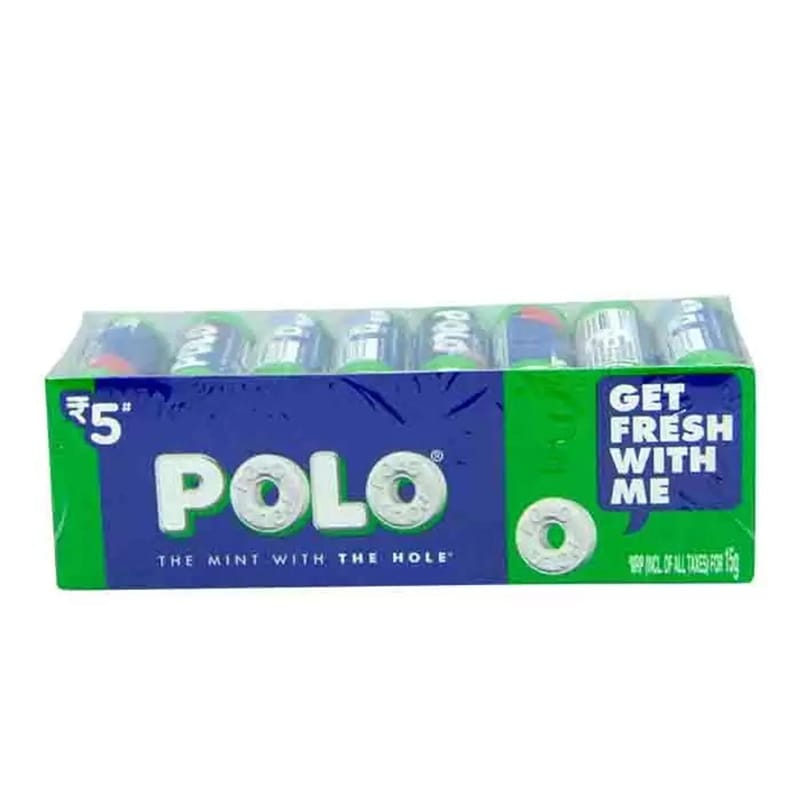Picture of Polo Peppermint Lozenges - Indian - 12Gm 23Pcs Pack