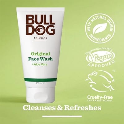 Picture of Bulldog Original Face Wash Aloe Vera Cleanses & Refreshes (Uk) - 150Ml