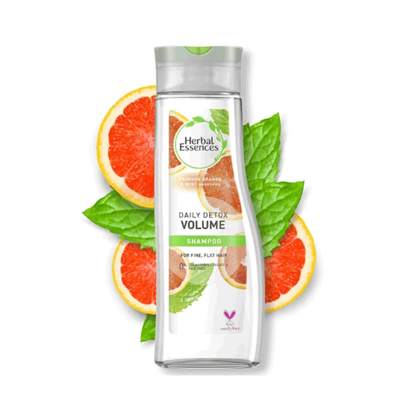 Picture of Herbal-Essences Crimson Orange & Mint Essence Daily-Detox Volume Shampoo (France) - 400Ml