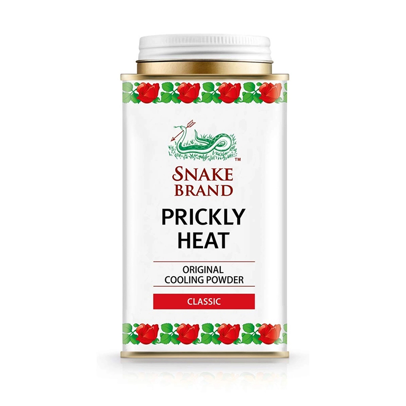 Picture of Snake Brand Prickly Heat Everyday Use Anti-Chafing Heat Rash Relief Cooling Powder (Thailand) - 140G