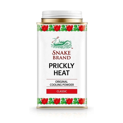 Picture of Snake Brand Prickly Heat Everyday Use Anti-Chafing Heat Rash Relief Cooling Powder (Thailand) - 140G