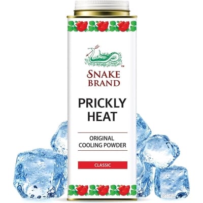 Picture of Snake Brand Prickly Heat Everyday Use Anti-Chafing Heat Rash Relief Cooling Powder (Thailand) - 280G