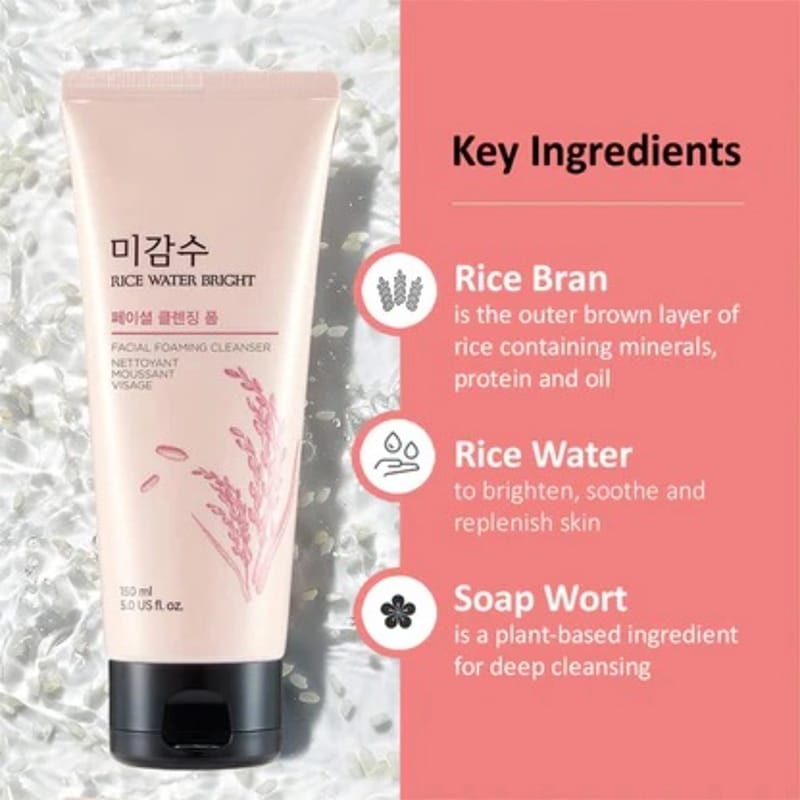 Picture of Rice Water Bright Foaming Cleanser (Korean) - 150Ml