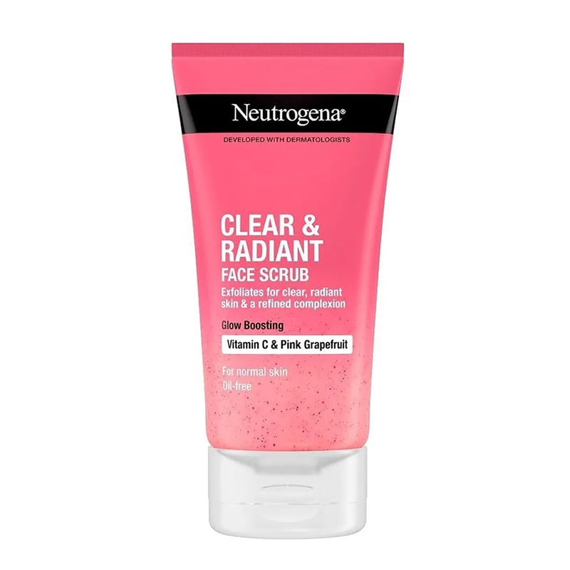 Picture of Neutrogena Clear & Radiant Face Scrub Daily Exfoliator Face Wash -150Ml