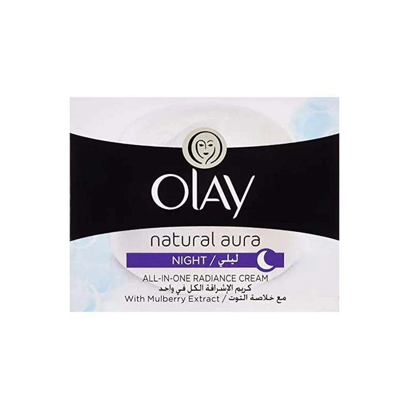 Picture of Olay Natural Aura All In One Radiance Night Cream - 50Gm