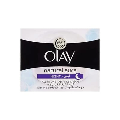 Picture of Olay Natural Aura All In One Radiance Night Cream - 50Gm