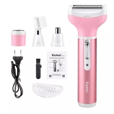 Picture of Kemei Km-6637 Multi Functional 4 In 1 Shaver For Women Shaver