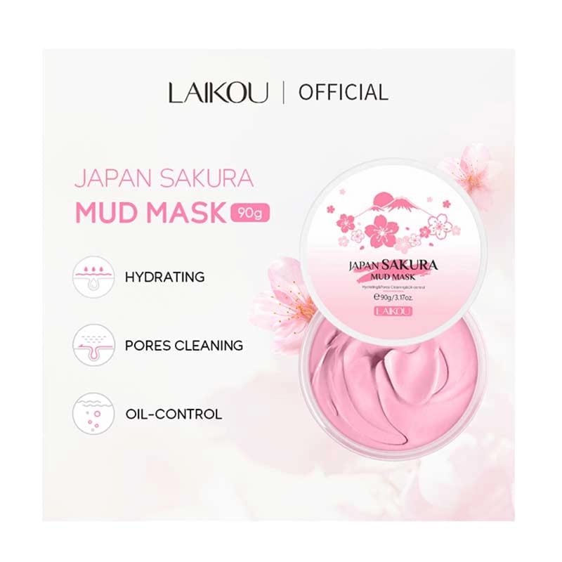 Picture of Laikou Japan Sakura Mud Mask - 90Gm