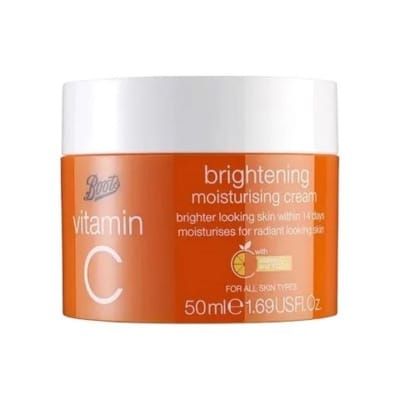 Picture of Boots Vitamin C Brightening Moisturizing Cream 50Ml