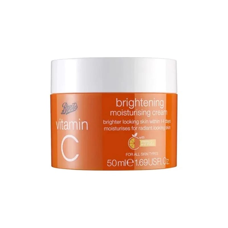Picture of Boots Vitamin C Brightening Moisturizing Cream 50Ml