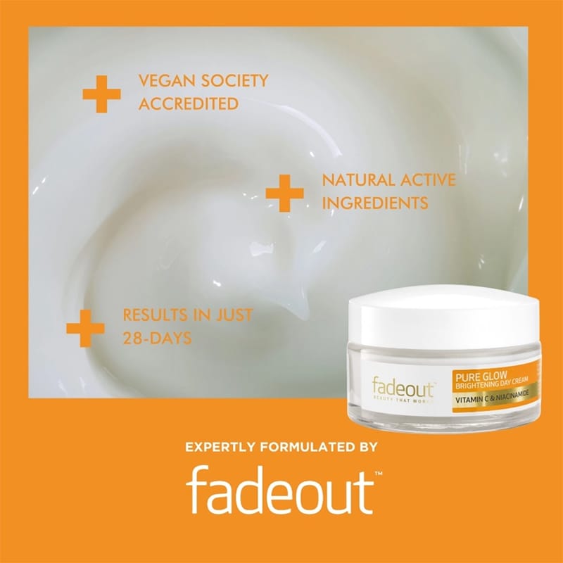 Picture of Fadeout Pure Glow Whitening With Vitamin C Day Cream - 50Ml