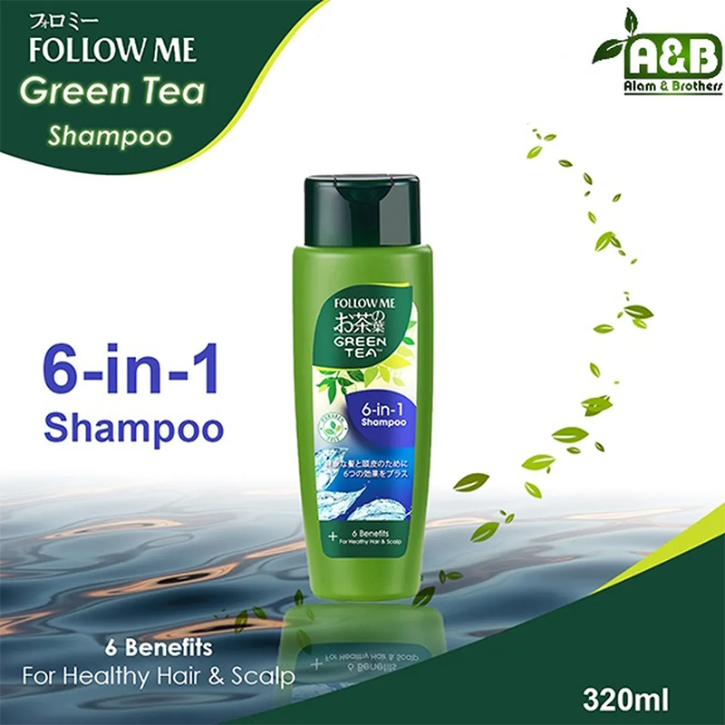 Picture of Follow Me Green Tea 6 In 1 Shampoo(Malaysia) - 320Ml