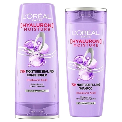Picture of LOreal Paris Hyaluron 72H Moisture Sealing Conditioner for Dry Hair & Moisture Filling Shampoo 400ml
