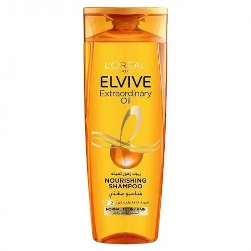 Picture of LOreal Paris Elvive Extraordinary Oil Shampoo 400ml + Conditioner 360 ml - for Normal to Dry Hair