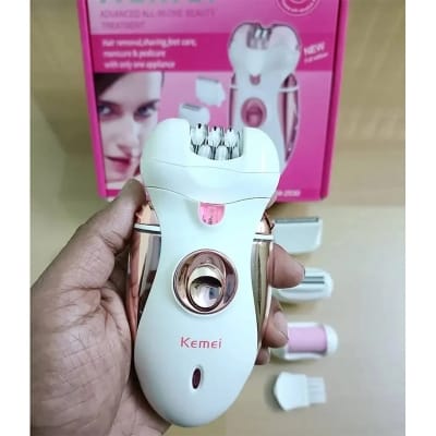 Picture of Kemei KM-2530 (4 in 1) Rechargeable Epilator & Shaver For Women