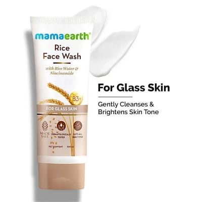 Picture of Mamaearth Rice Face Wash (100 ml) + Rice Oil-Free Face Moisturizer (80 gm)