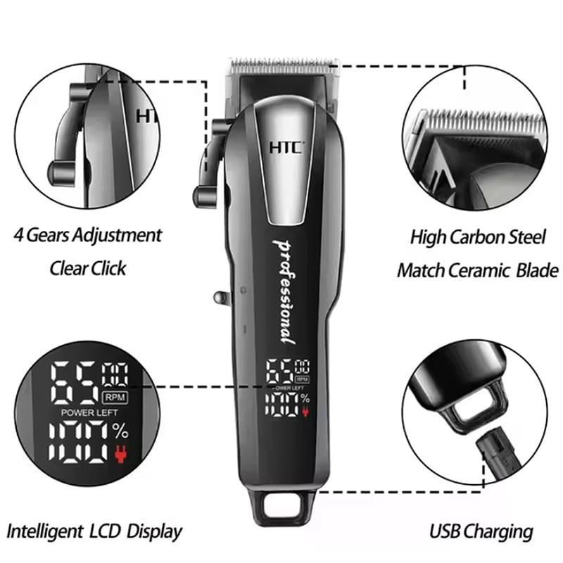 Picture of HTC CT-8083 Hair Clipper And Beard Trimmer For Men
