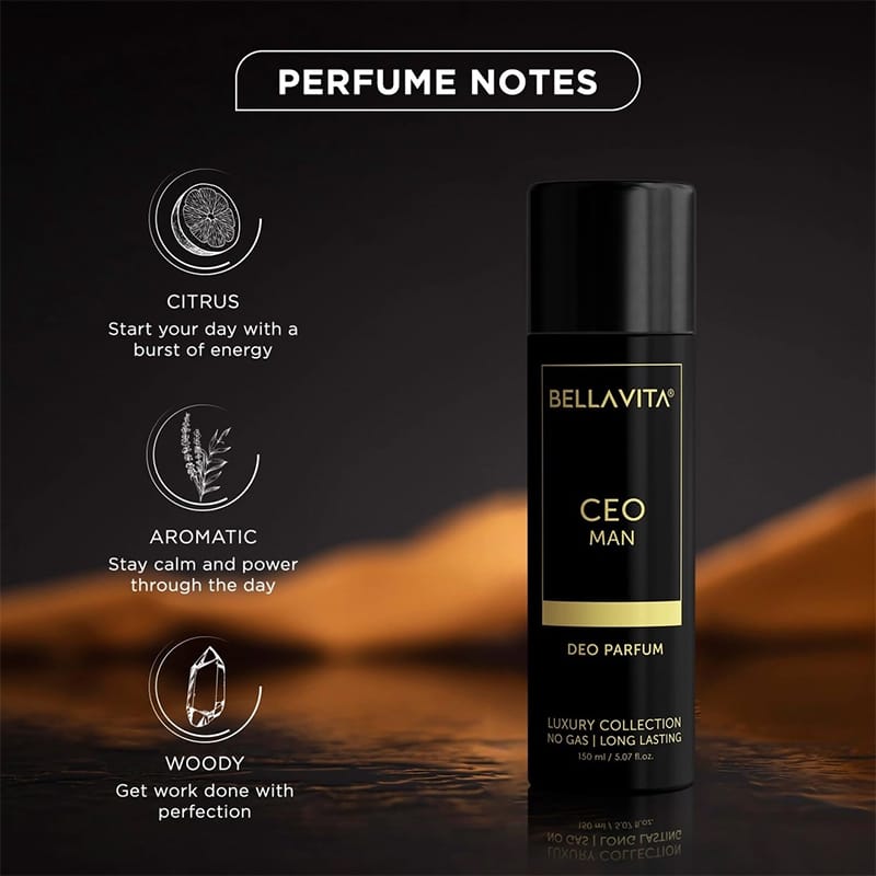 Picture of Bella Vita CEO Man Body Perfume 150ml | Premium No Gas Deo for Man