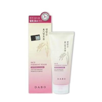 Picture of Dabo Whitening & Shining Rice Ferment Foam Face Wash 100ml