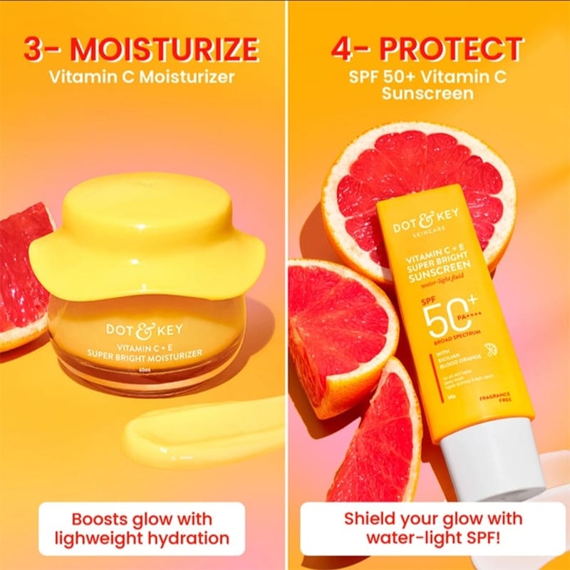 Picture of Dot and key Vitamin C Daily Glow Booster Combo Set