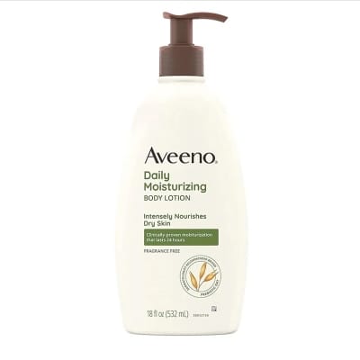 Picture of Aveeno Daily Moisturizing Body Lotion for Dry Skin with Prebiotic Oat, Fragrance & Paraben Free, Non-Greasy, Non-Comedogenic, for Sensitive Skin & 72-Hour Moisturizer 532ml