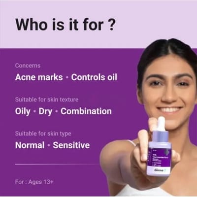 Picture of The Derma Co 10% Niacinamide Face Serum for Acne Marks 30ml