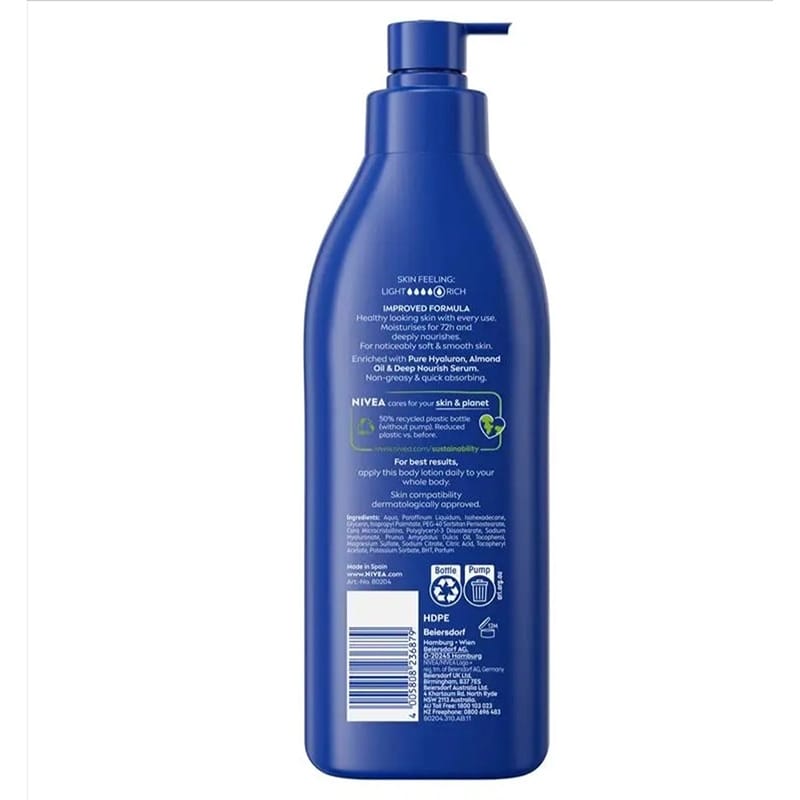 Picture of Nivea Nourishing Body Lotion 400ml(Spain)
