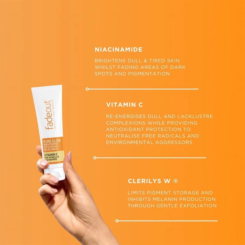 Picture of Fadeout Pure Glow Brightening Facial Wash 100ml