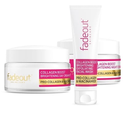 Picture of Fadeout Collagen Boost Brightening Cleanse Day & Night Cream Combo Set