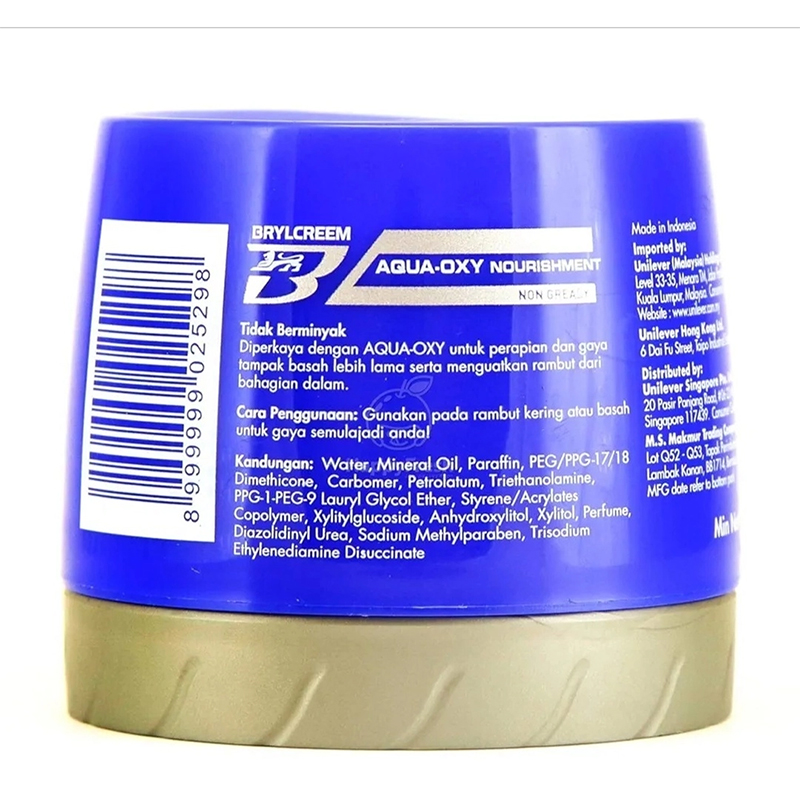 Picture of Brylcreem Aqua-Oxy Hair Styling Cream, Original Nourishing, 125ml