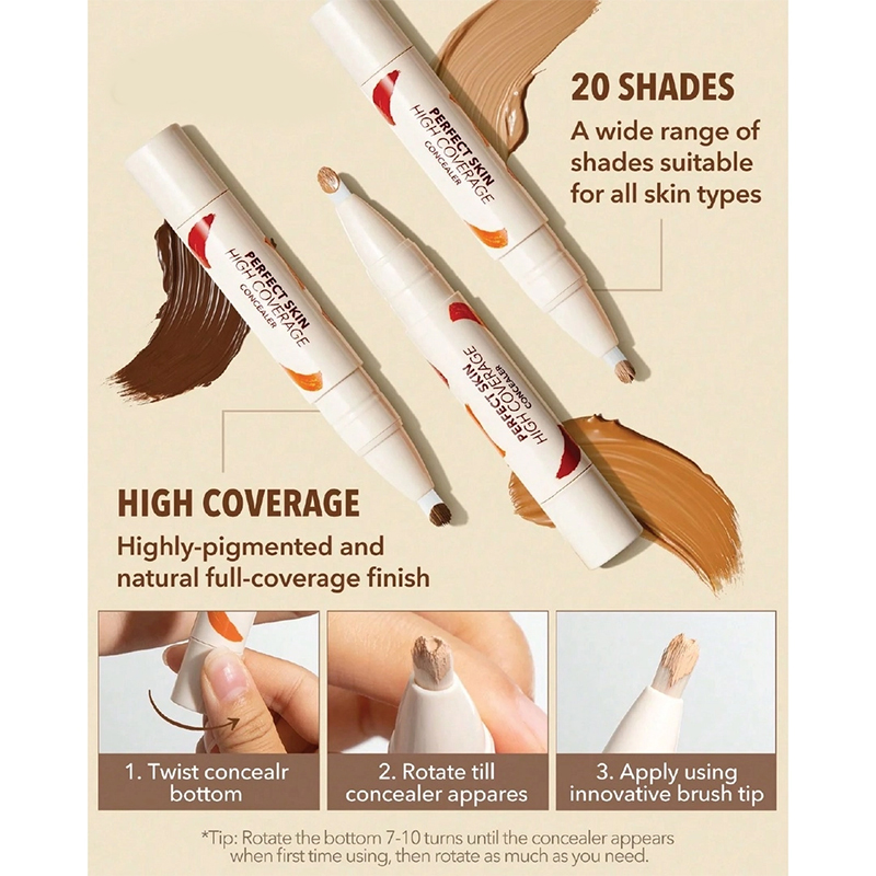 Picture of SHEGLAM Perfect Skin High Coverage Concealer (Fair)