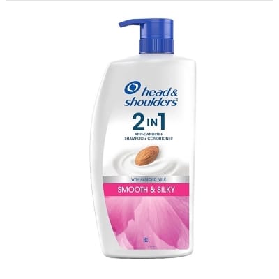 Picture of Head & Shoulders 2-in-1 Smooth and Silky Anti Dandruff Shampoo + Conditioner for Women & Men, With Almond Milk (1 L)