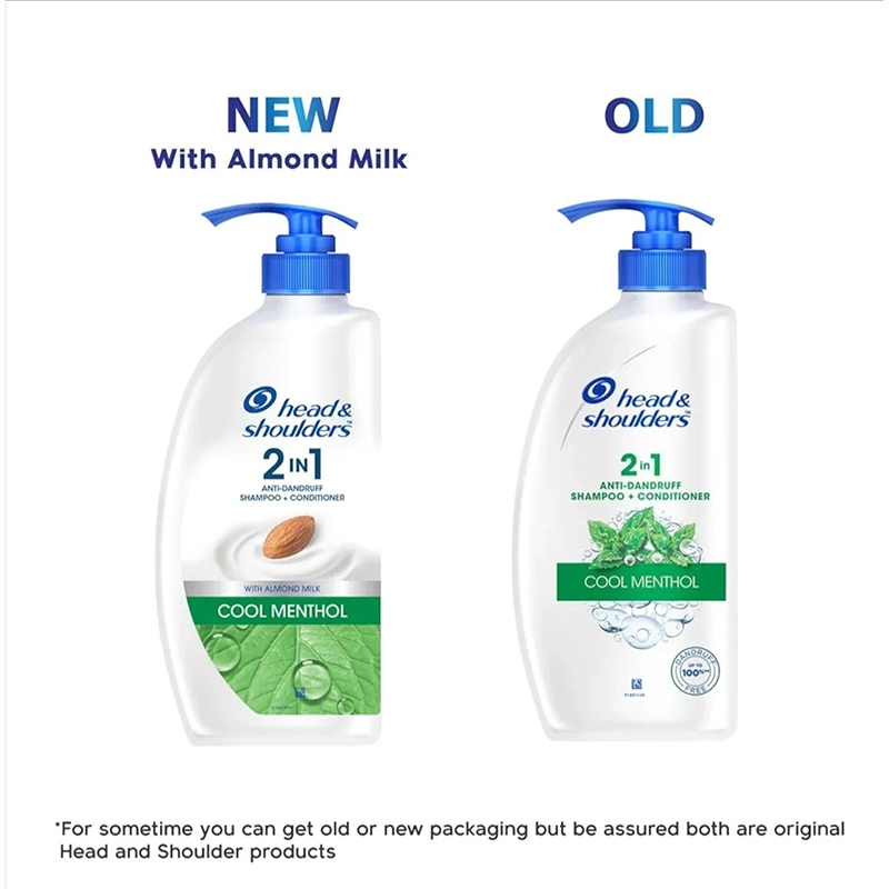 Picture of Head & Shoulders, Anti Dandruff Shampoo + Conditioner, Cool Menthol, 650 ML