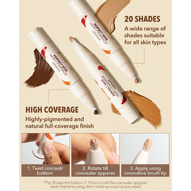 Picture of Sheglam Perfect Skin High Coverage Concealer-Nude