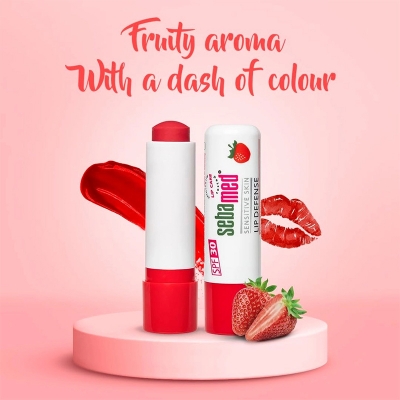 Picture of Sebamed Lip Defense Strawberry Lip Balm