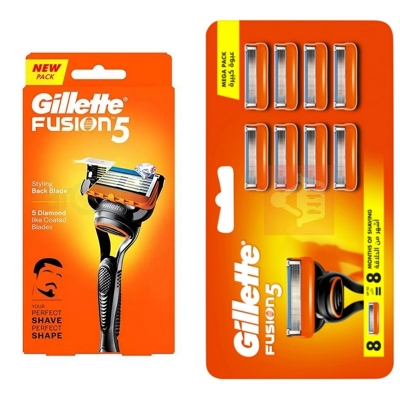 Picture of Gillette Fusion 5 Razor And 8Pack Mega Blade Combo Set