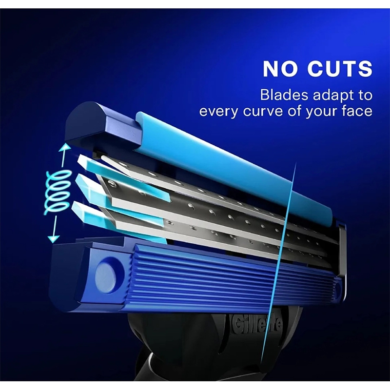 Picture of Gillette Mach 3 Turbo Shaving Razor + 2 Cartridges