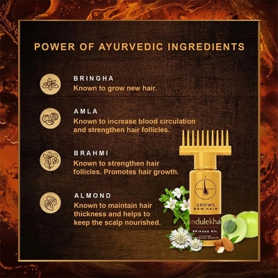 Picture of Indulekha Bringha Hair Oil (50ml)