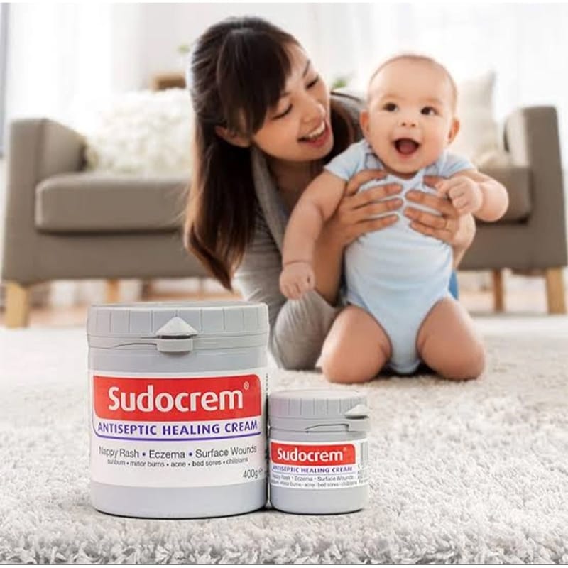 Picture of Sudocrem Antiseptic Healing Nappy Rash Cream (Uk) - 125Gm