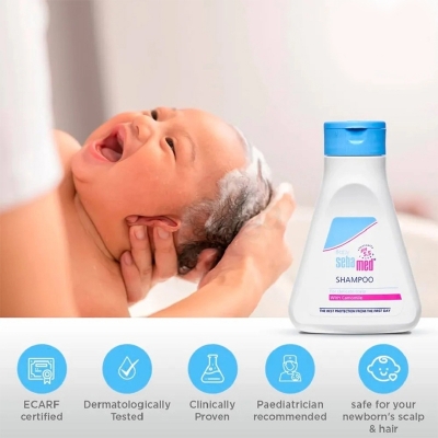 Picture of Sebamed Baby Shampoo For Delicate Scalp (Germany) - 150Ml
