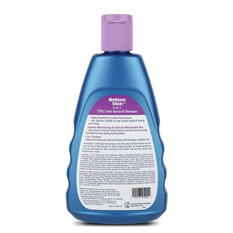 Picture of Selsun Blue Pro 2 In 1 Shampoo And Conditioner (Usa) -120Ml