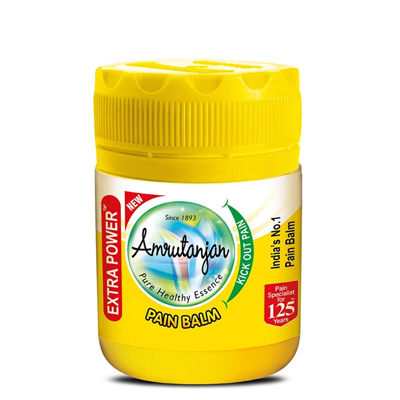 Picture of Amrutanjan Pain Balm Kick Out Pain (Yellow) (Indian) - 7.2Ml